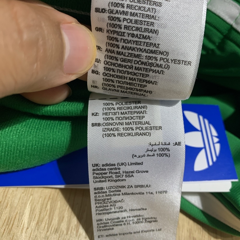 adidas Adicolor Classics Firebird Track Pants Size M  JD0184 Green/White NWT - Picture 5 of 7